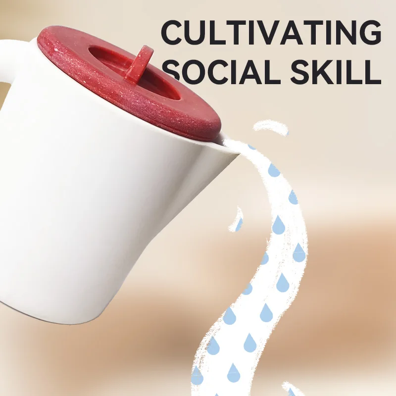 Milk Jug Montessori Toys Wooden Stacking Diy Toys Kid Pretend Wooden Toys Kids Early Educational Learning for Children Gift