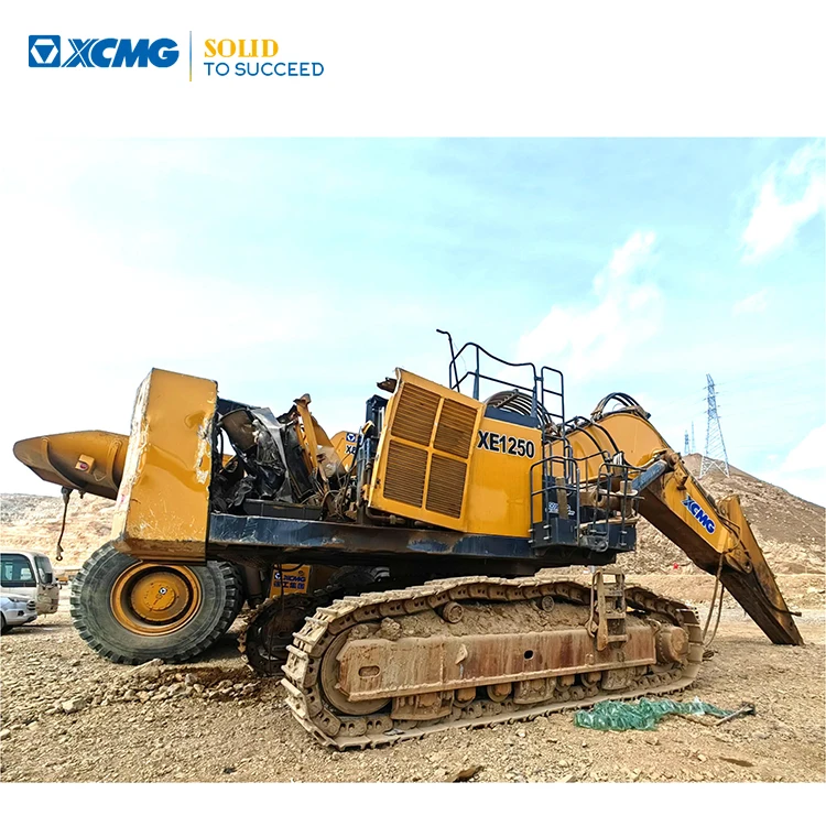 XCMG Official High Quality Used Mine Excavators XE1250 115 Tons Digger Excavator for Sale