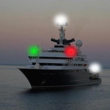 Solar Port Side Navigation Light / Solar Starboard Marine Light For Ship Boat