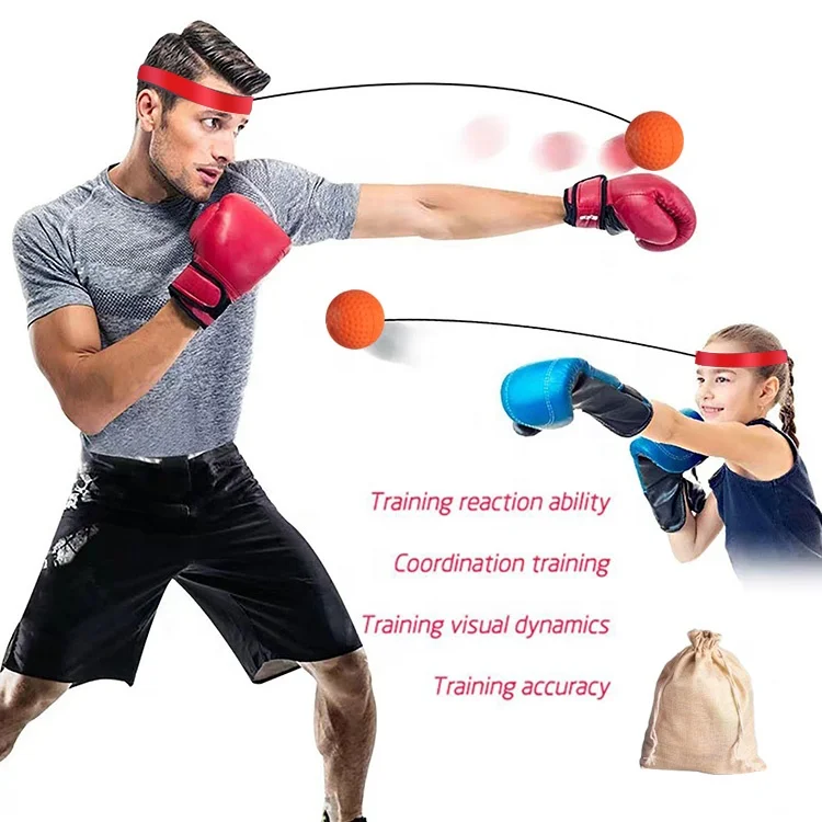 
Wholesale MMA Sports Custom Design Headwear Punching Fitness Boxing Relfex Reaction Set Toy 