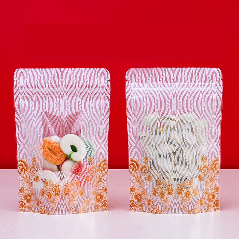 Ecocoffee Stocked Custom Made Coffee Bean Candy Rice Kitchen Food Packing Stand Up Pouch Bags