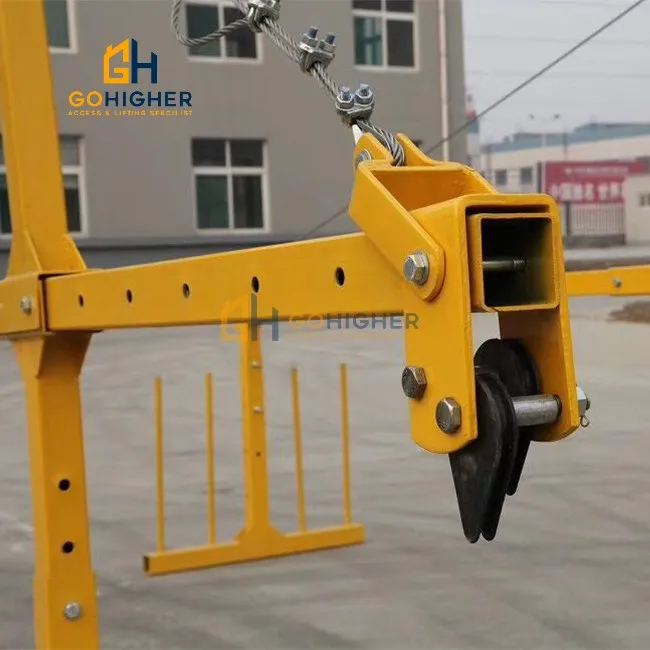 motorized gondola zlp800 hise rise suspended working platform cradles for construction electric rocker scaffolding