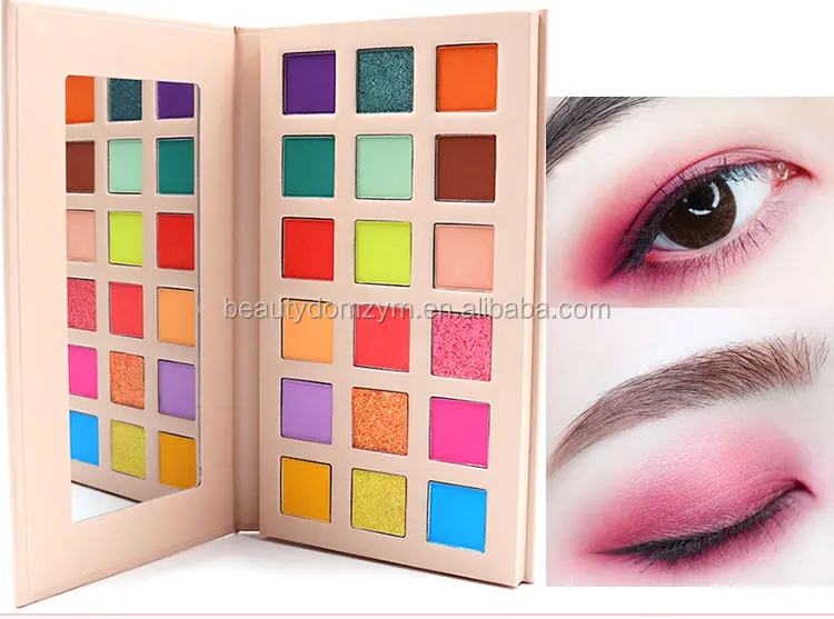 New arriva18 Colours Pink Panther Professional Cosmetics Factory Customize OEM/ODM Eyeshadow Palette with rivate label eyeshadow