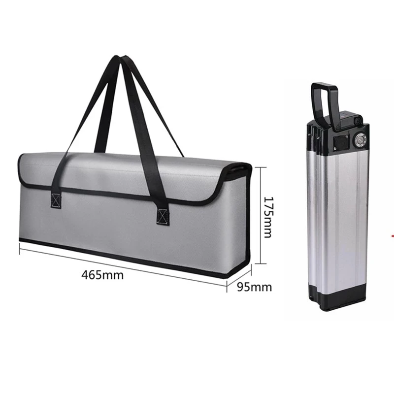 Ebike Battery Electric Bicycle Battery Pack Storage lipo battery bag  Portable Fireproof ExplosionProof Lipo Safety Storage  bag
