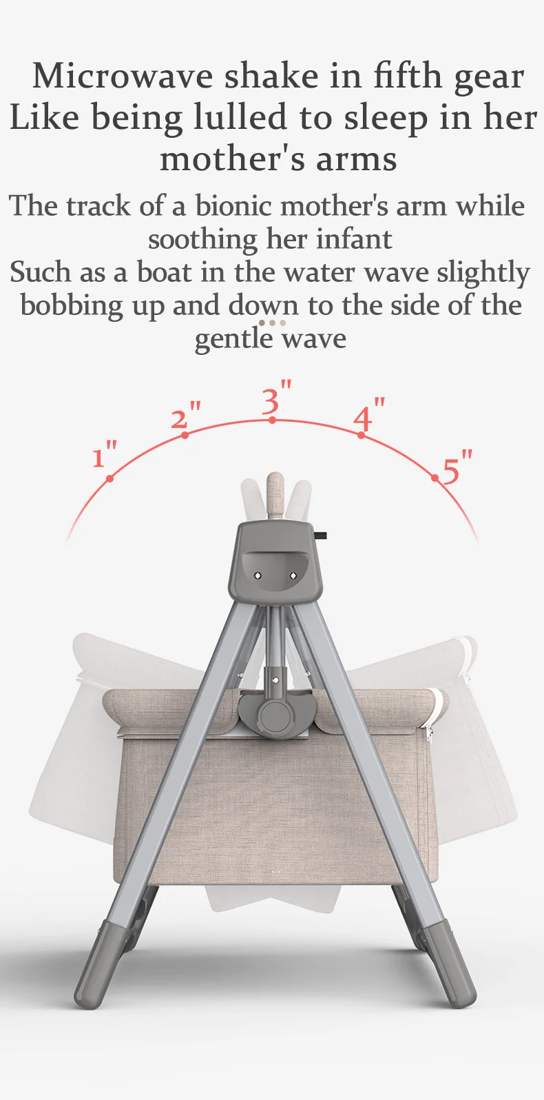 Good Quality New Born Baby Cribs For Swing  Baby Bed Electric Crib Automatic Swing Cradle