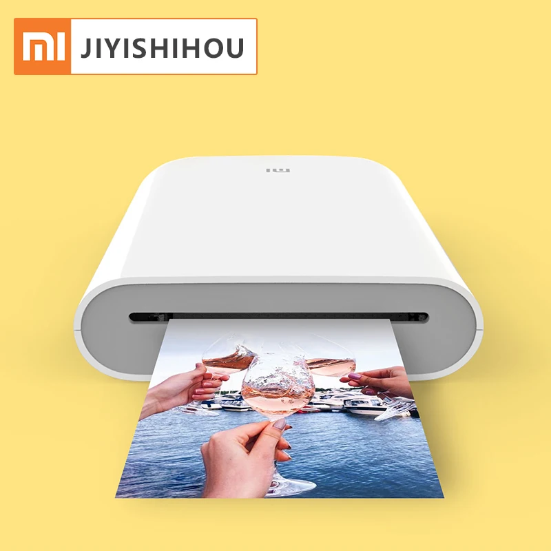  Портативный фотопринтер Xiaomi Mijia технология AR 300 точек/дюйм мини Карманный с DIY карманным
