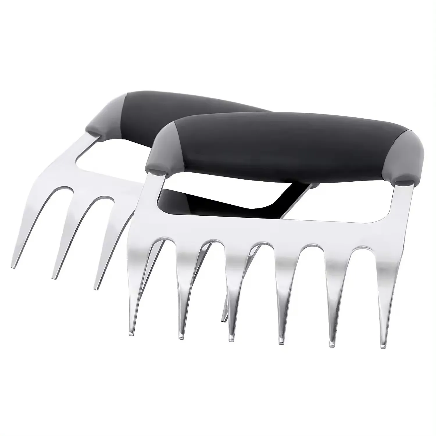 Meat Claws Stainless Steel Smoker Accessories - Ultra-Sharp Meat Shredder will Easily Tear up Pulled Pork Heat Resistant Handles