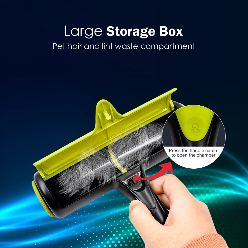 Reusable Pet Hair Remover Roller Brush For Dog And Cat Fur Cleaning