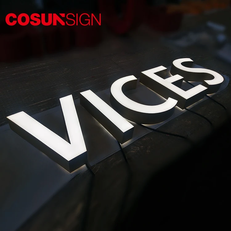 fronlit resin epoxy sign letters, chain shop indoor advertisement equipments, resin letters