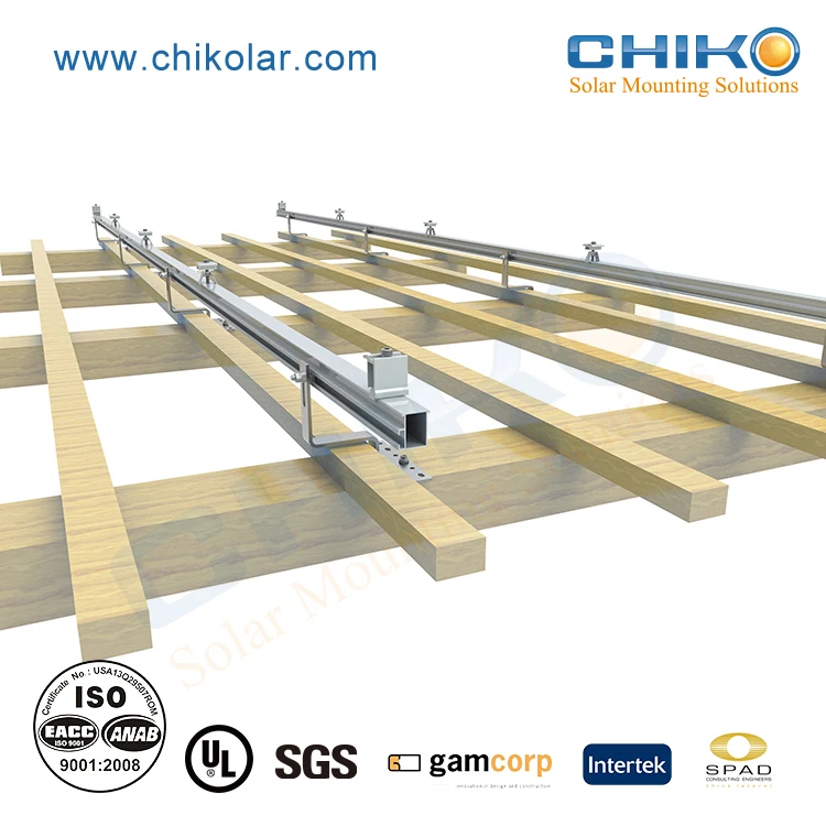 High Quality Tile Roof Solar Mounting Rack and Photovoltaic System for Solar Rooftop Support
