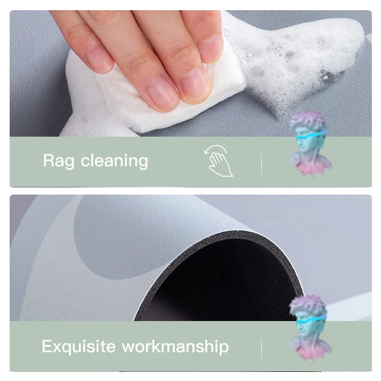 7Colour custom size eco friendly bathroom floor mat High water absorption Easy clean bath anti slip