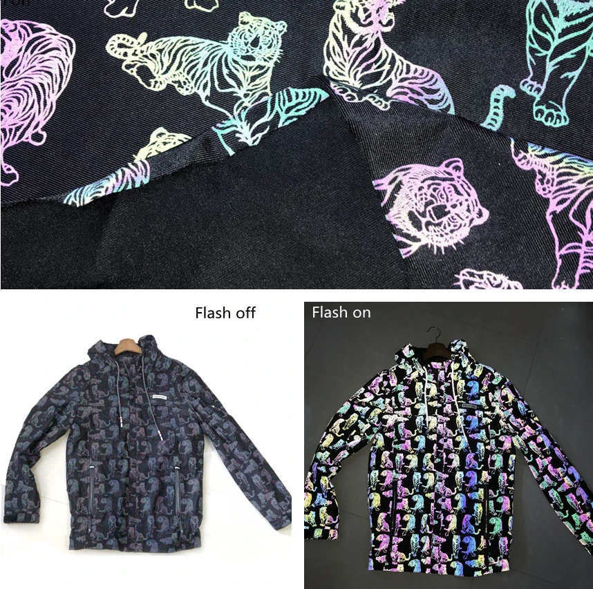 Knitted reflective fabrics