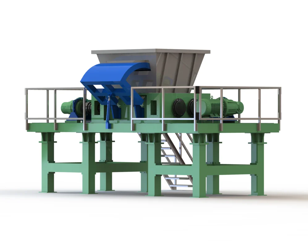 Rubber Shredder Machine Tyre Shredder Machine Plastic Shredder for Recycling