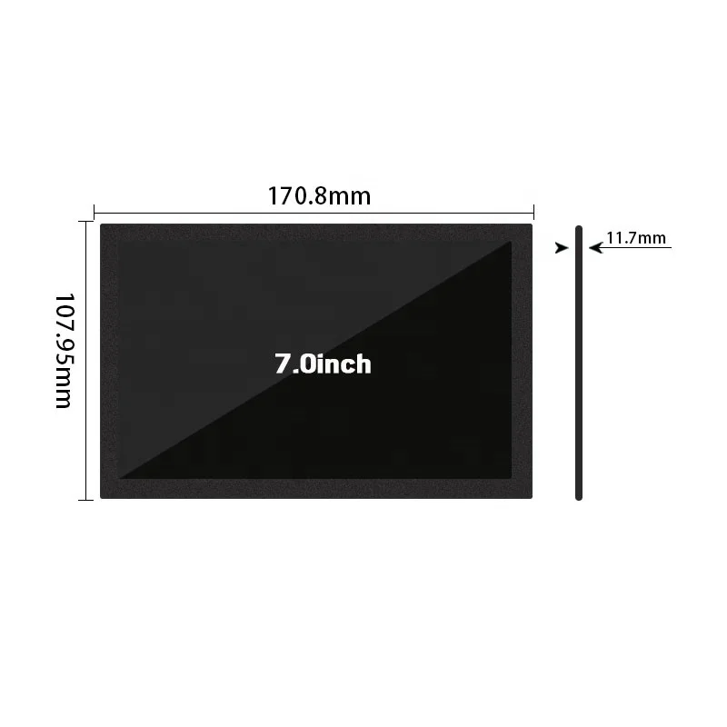 AUO оригинальный 7 0 дюймовый 98 контактов TTL жк-экран C070VW02 V1 разрешение 800*480 яркость 350 контраст 300:1