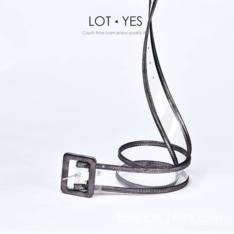 Ремни и аксессуары, новый прозрачный женский ремень из ПВХ с юбкой, простые и модные пластиковые ремни