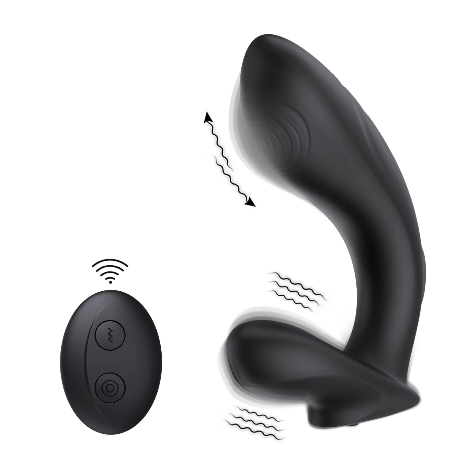 Wireless Remote Control Flapping Vibrators Male Prostate Massager Stimulator Anal Sex Toys for Gay Men