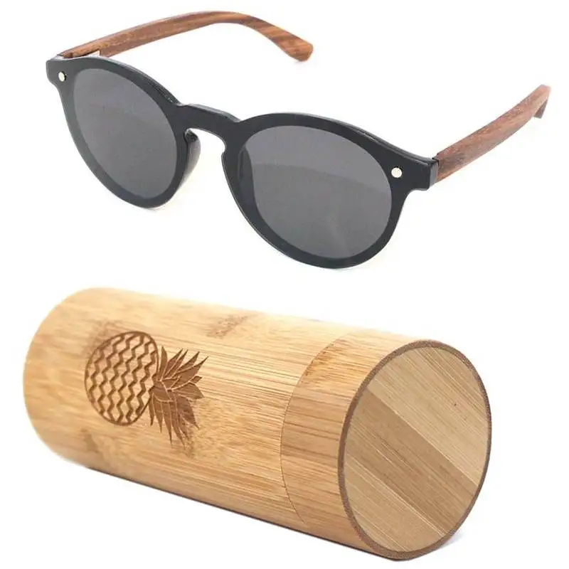 Novelties Goods From China Custom Engraving logo Colorful Bamboo Sunglasses Polarized