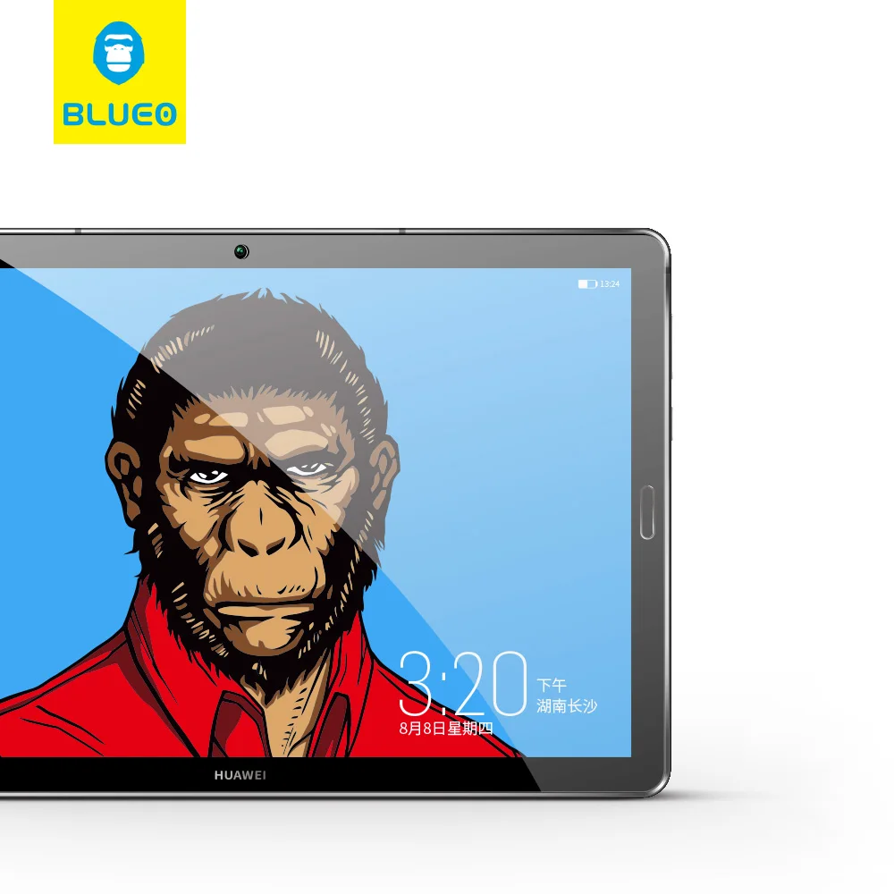 Blueo Full Screen 9h Tablet Tempered Glass for HUAWEI MatePad 2021 T8 T10 High Clear Tablet Screen Protector For Huawei Mediapad