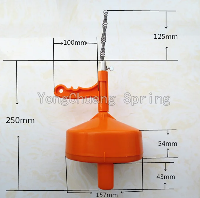 New Pipe Hand-Operated Drain Auger Multiple Specification Manual Operation Toilet Sewer Drain Snake Clog Remover