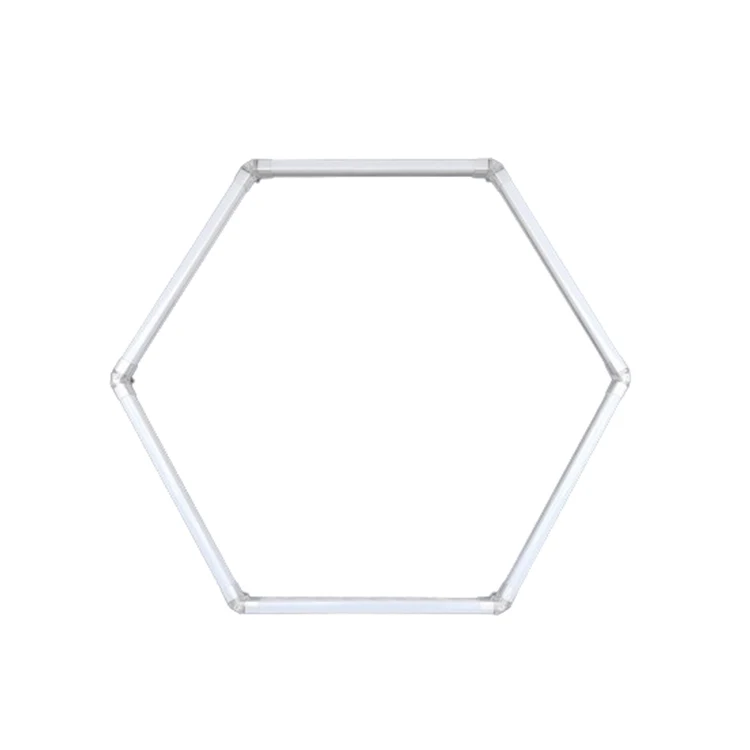 Wholesale Special Hexagonal LED Ceiling Light for Car Garages White Frame Honeycomb Work Lighting for Mechanics Shops