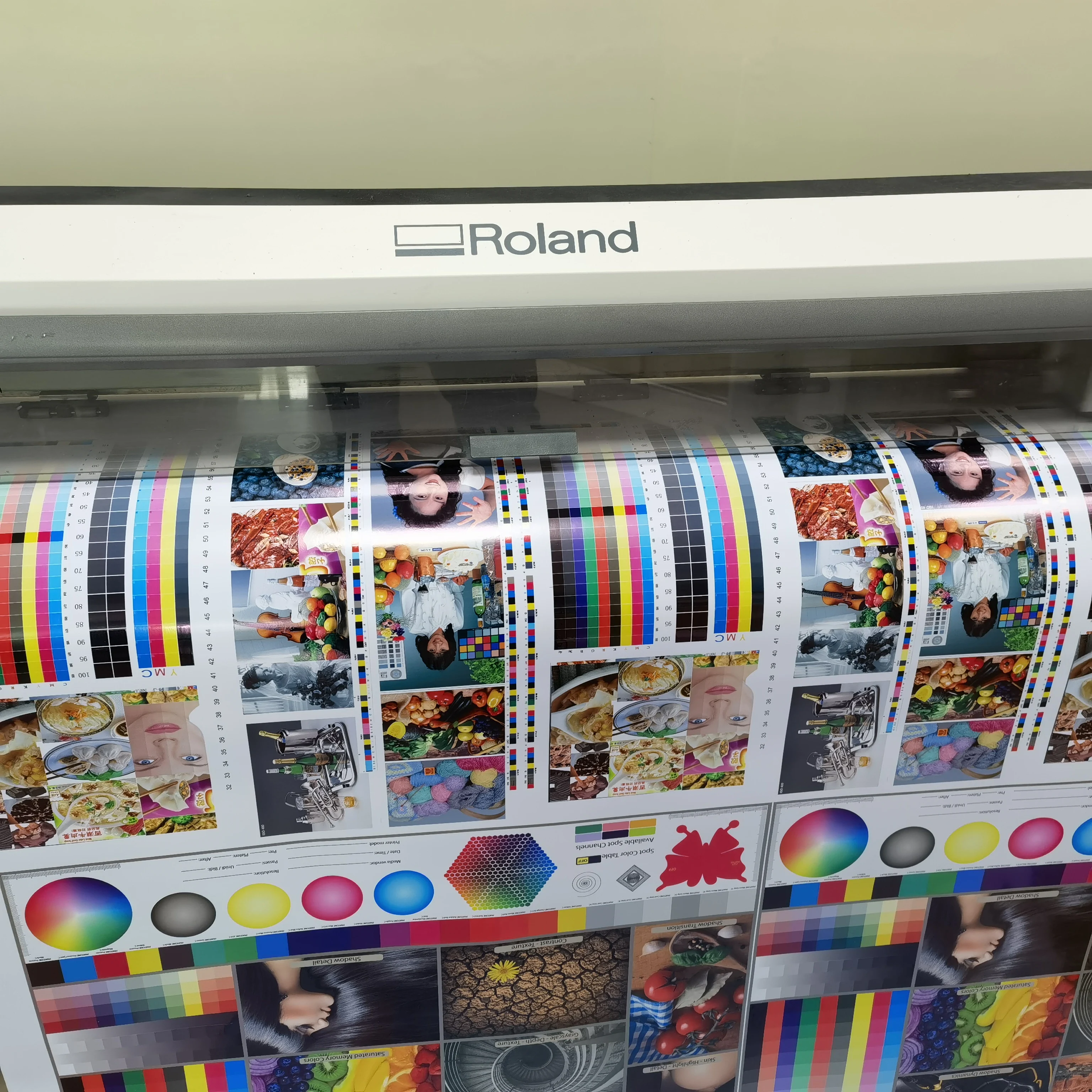 second hand roland  re640 machines printable heat transfer vinyl sticker printing printers for sticker printing