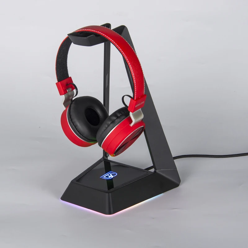 Blue solids brand new Headset stand with 5W wireless charging function