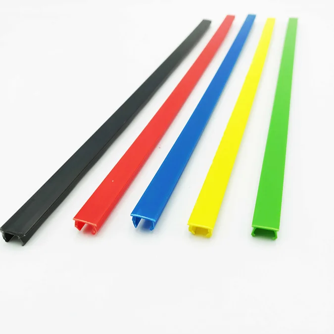 Decorating aluminum profiles Soft PVC cover strip standard T-slot 8 covers