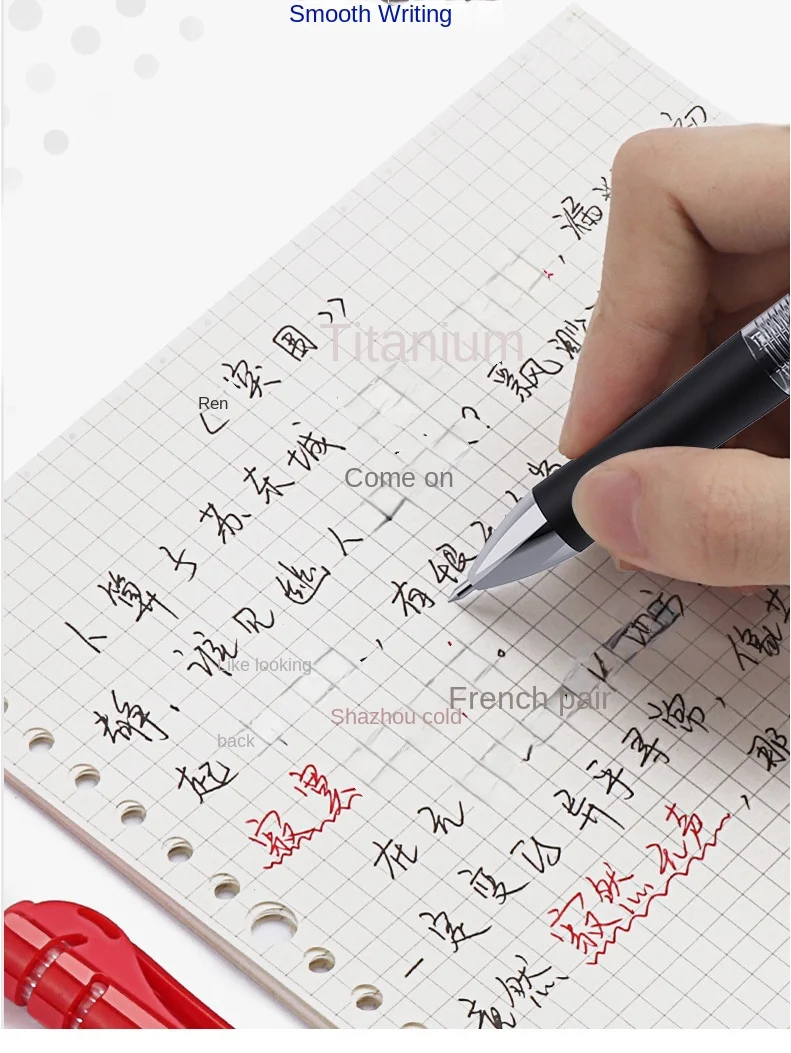 Factory wholesale K35 Press gel pen 0.5 Bullet large capacity carbon signature roller ball pen refill student stationery_15