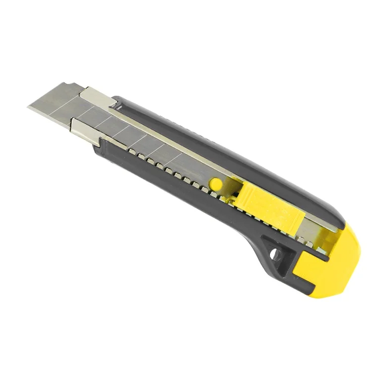 Industrial Art Knife Retractable blade box cutter Snap-off blade Utility Knife with plastic handle