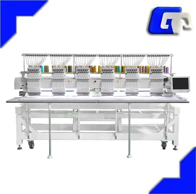 Good Quality High Speed Computerized 2 heads Embroidery Machine Factory Price