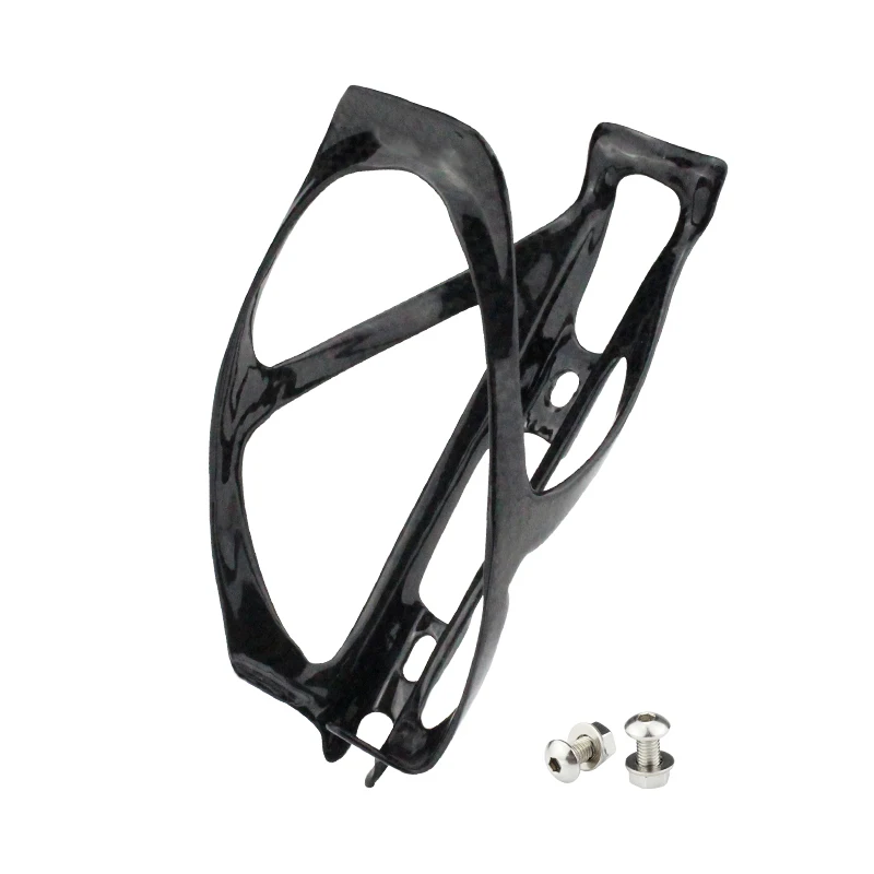 Durable Road Bike Cage Black 3k Carbon Fiber Carbon Fiber Water Bottle Cage Holder