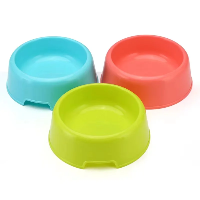 plastic pet bowl feeder for small cat dog