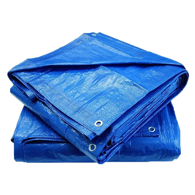 Blue Pe Tarpaulin Roll Polyethylene Tarp for Roof Covers Waterproof Plastic Camp Tent Tarpaulin