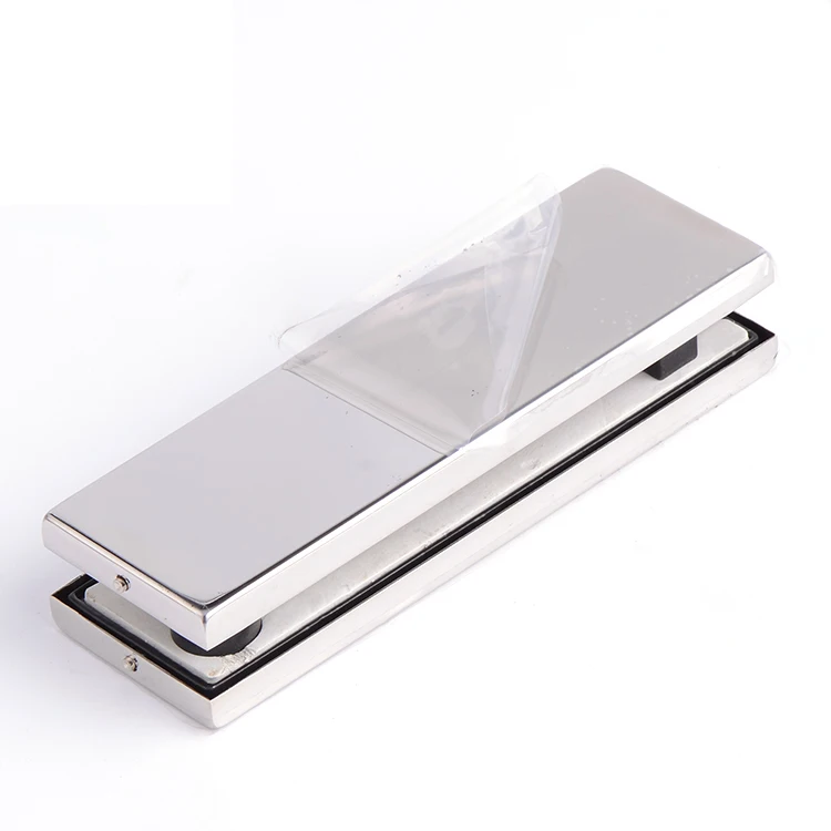 Stainless Steel plate and Aluminum Alloy body Glass Door Clamp Patch Bottom Fitting Door Hinge Door & Window Accessories