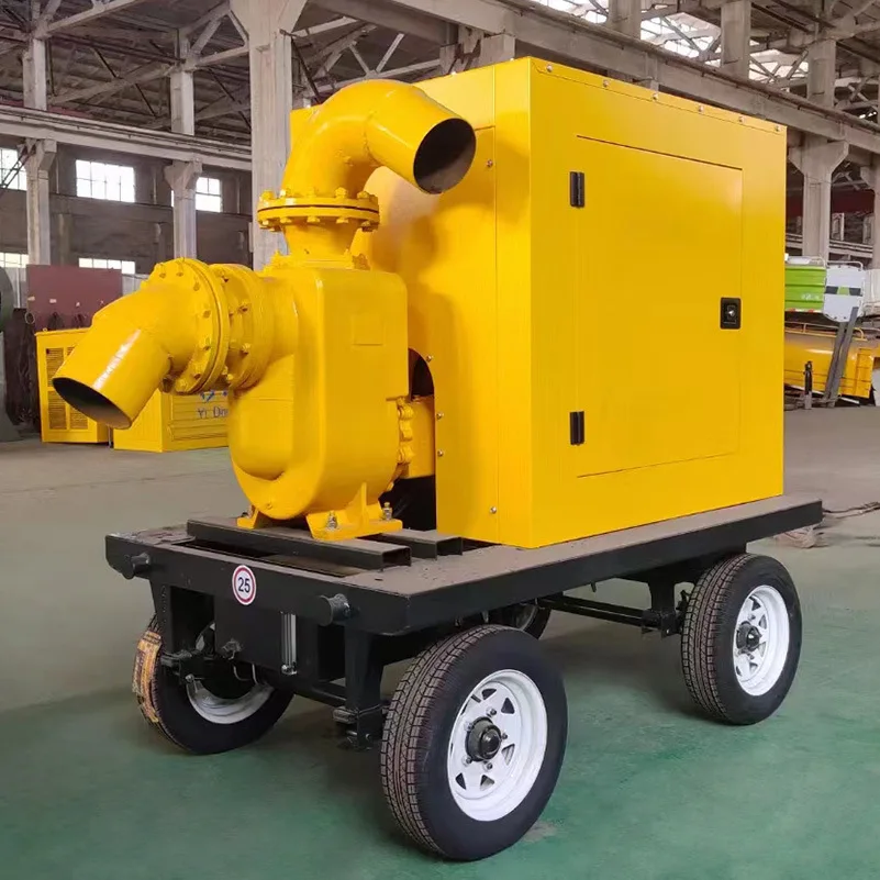 Large flow diesel pump, agricultural irrigation diesel engine pump, suitable for flood fighting and emergency rescue