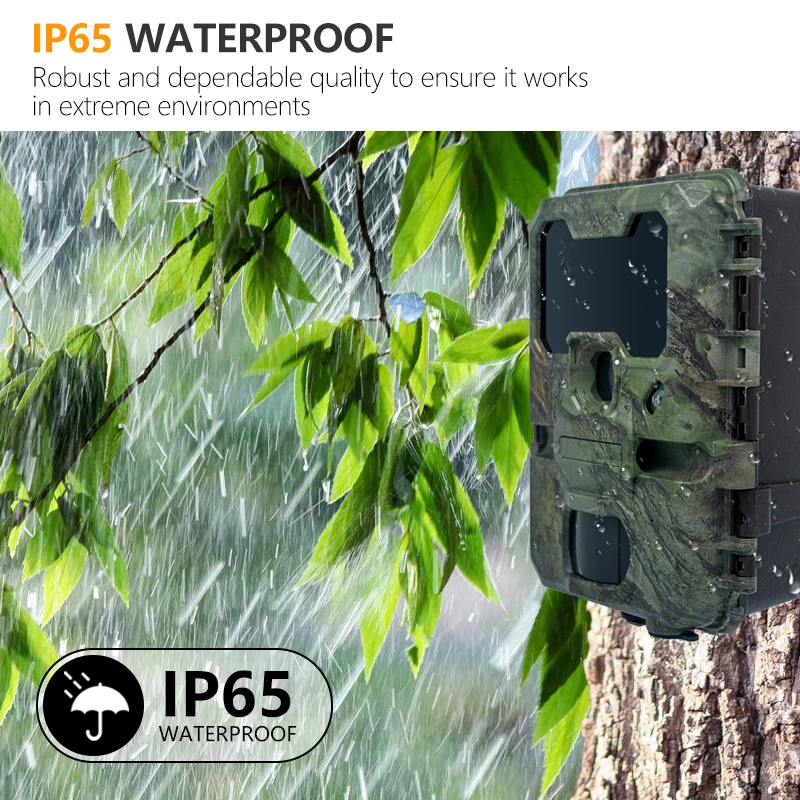 Factory-sale 32MP 4K 30fps Trail Camera 940nm No-glow PIR Motion Trigger Wildlife Abservation Cameras
