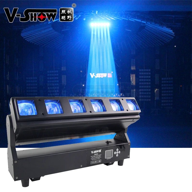 V-Show Stage Light For DJ Bar Disco Moving Head Light of Stage Effect with 1pc 6*40W 4in1 Zoom RGBW Bar