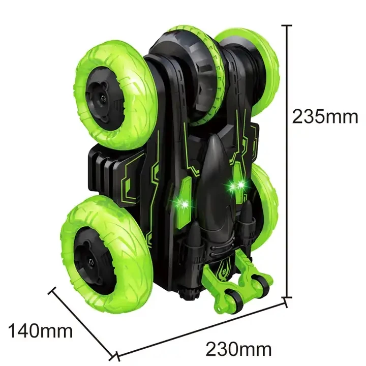 Double Sided 360 Degrees RC Cars Vehicle Radio Control Car Hobby Toy RC Stunt Car Transformation for Boys
