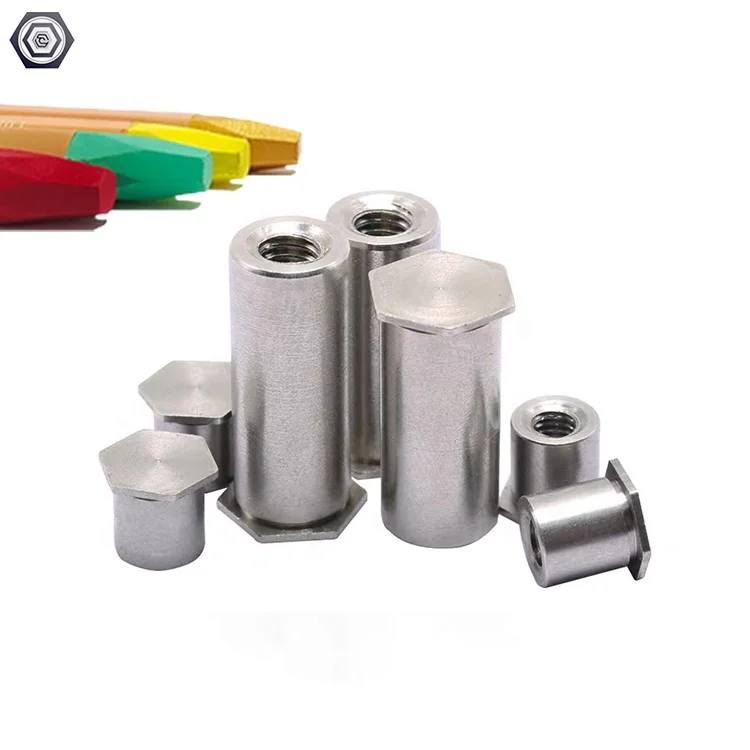 M2M2.5M3M4M5M6 stainless steel 304 blind hole pressure riveting stud