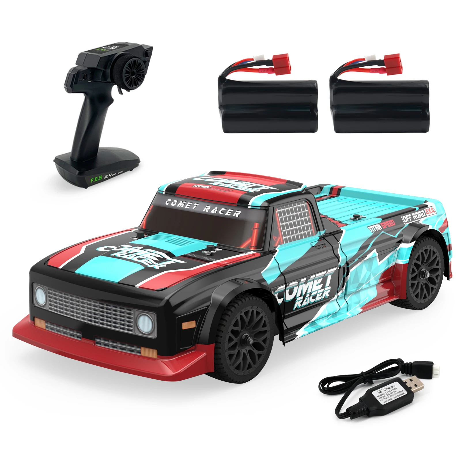 New Arrival Jjrc 1:10 Scale 4x4 Brushed Motor 48km/h High Speed Remote Control Car Jjrc Q125 High Speed Monster Truck Kid Toys