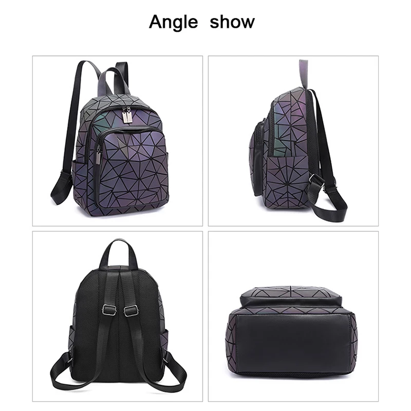 2024 New backpack anti-theft luminous Lightweight and large capacity Waterproof backpack Fashion backpack for women