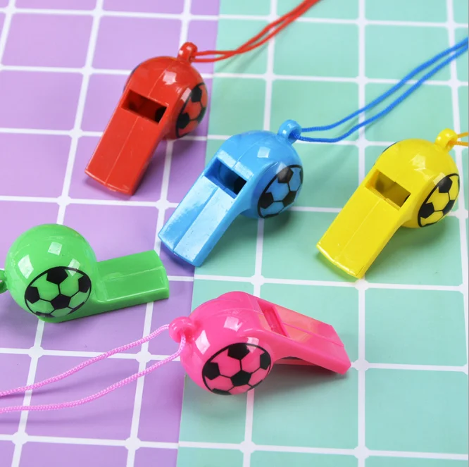 Whistle Children Football Whistle Environmentally Friendly Plastic Children Activity Toys Cheering Fans Part
