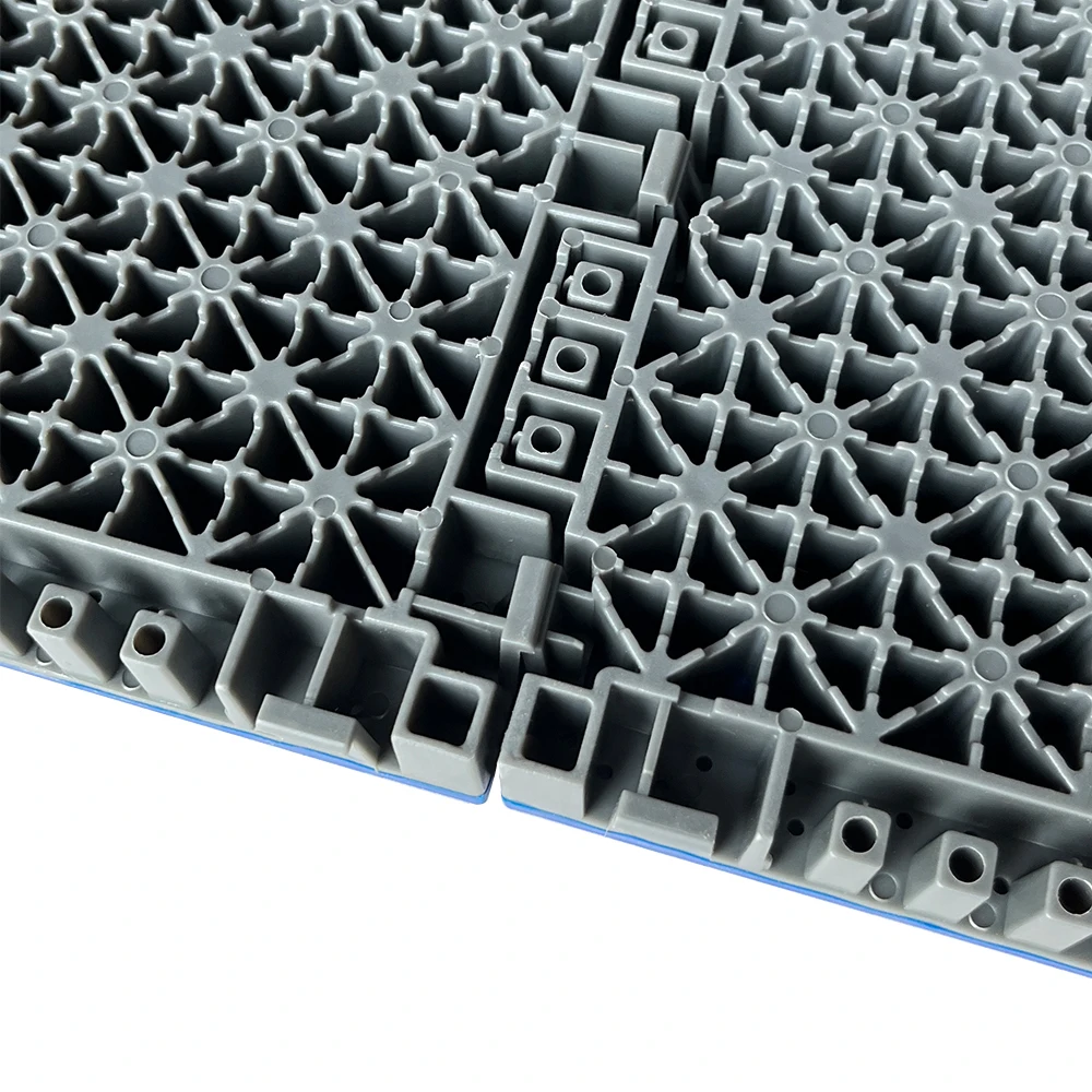 Modular Pp Sports Flooring Square Interlocking Tiles for School Gym Indoor Outdoor Kindergarten Floor