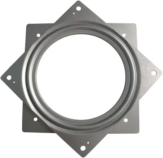 New Heavy Duty Swivel Plate Alloy Steel Square Lazy Susan Mechanism Turntable Hardware 360 Degree Rotation Lazy Susan Bearing