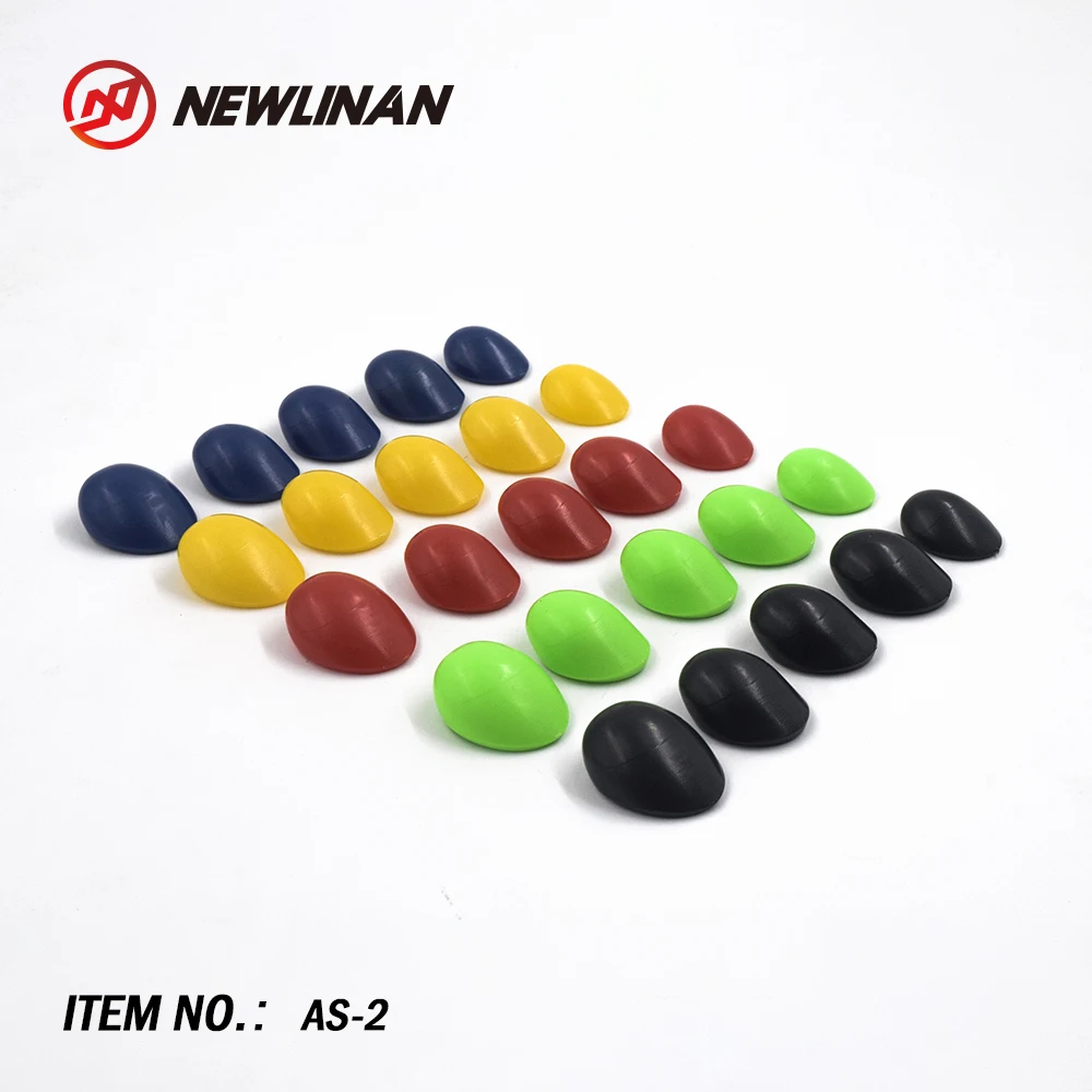 Newlinan Ice Skate Colorful Plastic Finger Tip Glove Tips