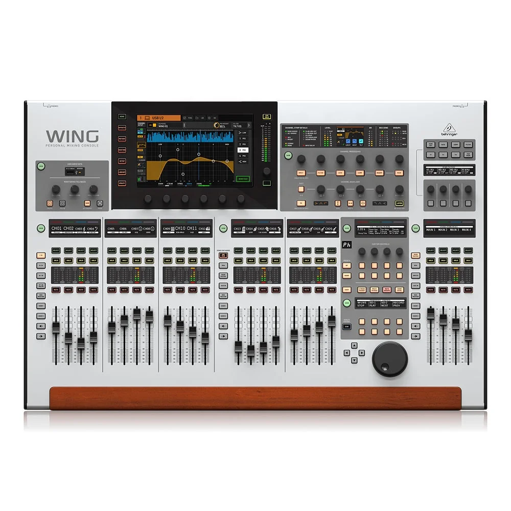 Behringer WING 48-канальная цифровая консоль с аудиоинтерфейсом 48 В/48 В USB