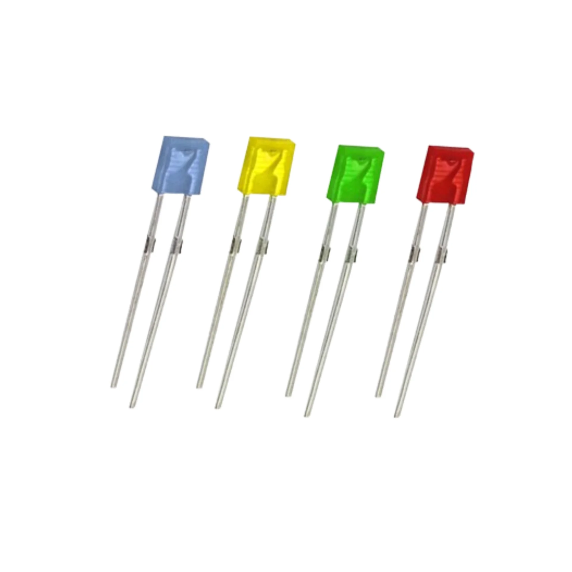 JOMHYM Red Green Blue Yellow White Diffused Water Clear Rectangular Square 134 134mm Through-hole DIP LED Diode