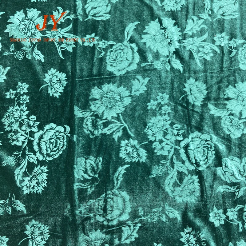 cheap korean spandex velour fabric  polyester ambossfabric,embossed 3d velvet fabric