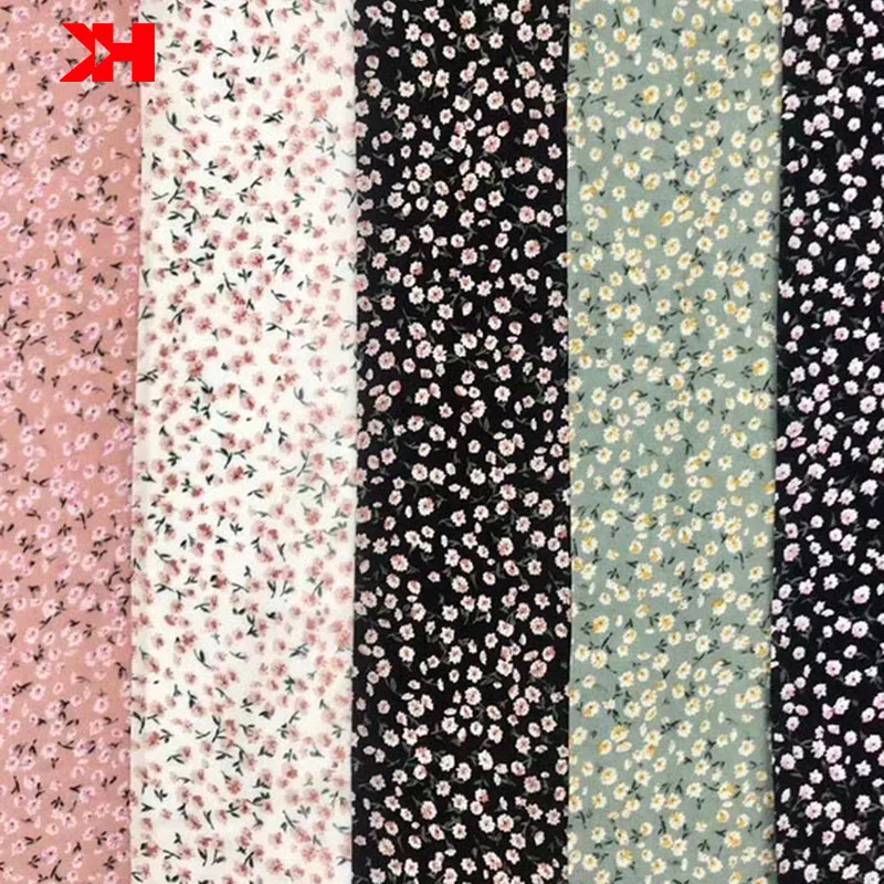 
fast delivery viscose printing fabric 100% viscose rayon digital printed floral nighty dress 
