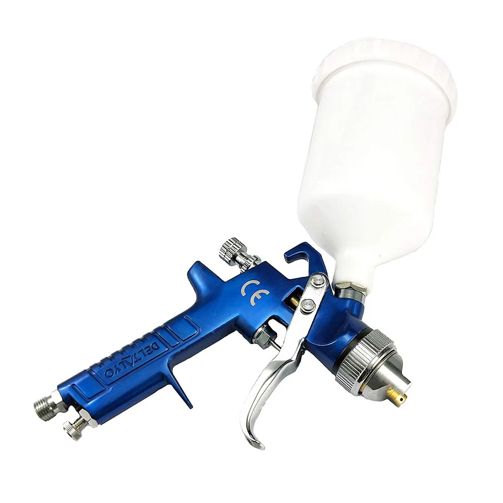 Manual H2000 car furniture small repair gun caliber 0.8 tank capacity 125ml, HVLP spray gun pneumatic tools, high atomizing spra